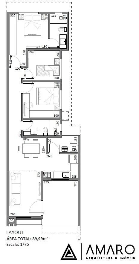 Planta - LINDÍSSIMA  CASA NO BALNEÁRIO SAÍ MIRIM - ITAPOÁ SC - PREÇO ABAIXO DO MERCADO! - Amaro Imobiliária Itapoá